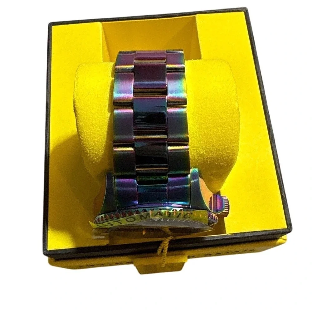 Invicta 25341 ProDiver Automatic Skeleton Dial Rainbow Stainless Steel Men Watch